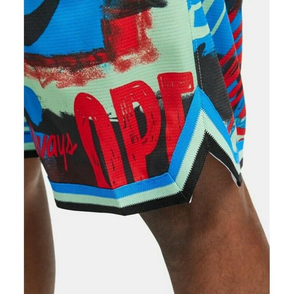 Nike DNA Shorts Men's Basketball Training Athletic Size L Printed DM0986-386 - Picture 4 of 4